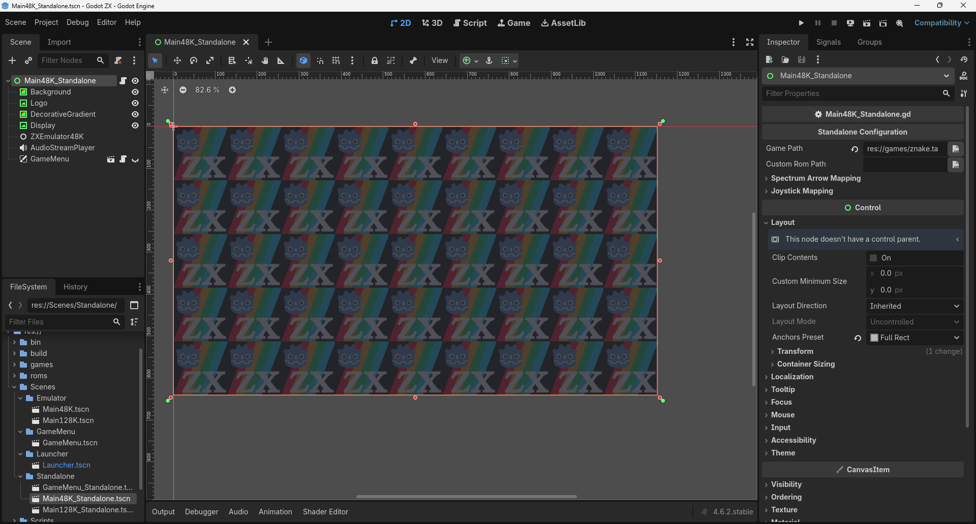 Changing the game path in Standalone version
