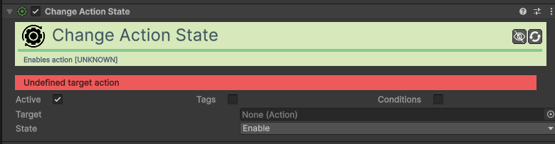 Change Action State Action