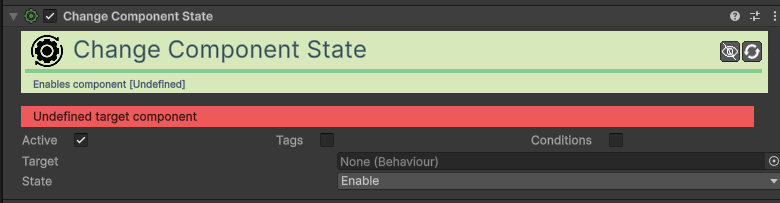 Change Component State Action