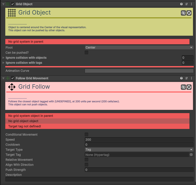 Grid Follow Movement