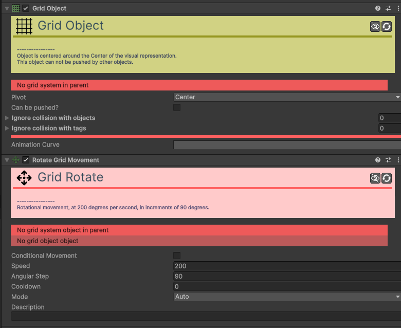 Grid Rotate Movement