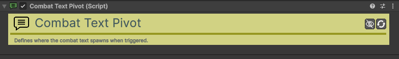 Combat Text Pivot