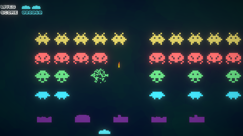 Exemplo Space Invaders