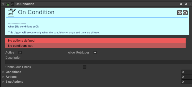 On Condition Trigger