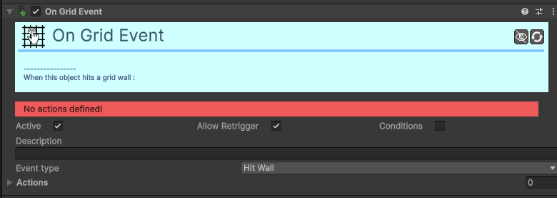On Grid Event Trigger